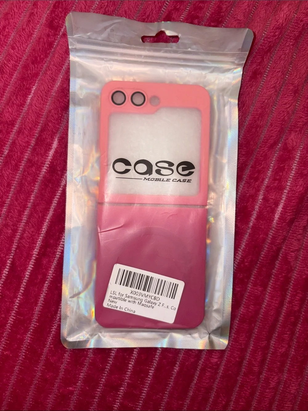 Ombré Pink Z flip Samsung Galaxy phone case